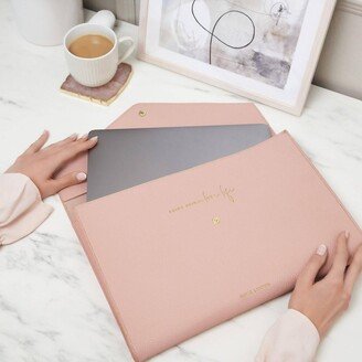 Katie Loxton Engraved Laptop Case In Pink