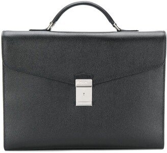 Warwick St James leather briefcase
