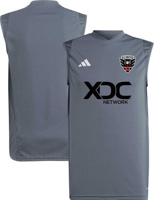 Men's Gray D.c. United 2023 On-Field Sleeveless Training jersey