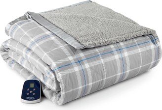 Shavel Micro Flannel Electric Sherpa Blanket, Full