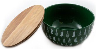 Holiday Serving Bowl with Lid