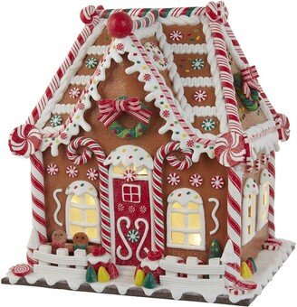 Kurt S. Adler Battery-Operated LED Light and Timer Gingerbread House