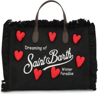 Logo Embroidered Top Handle Bag-AG