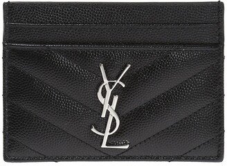 Leather Card Case - Black-AC