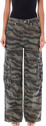 Camo Bagged Out Pocket jeans-AA