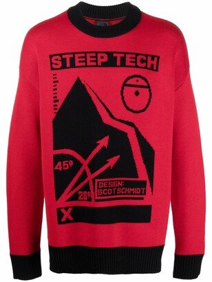 The North Face Black Label Graphic-Print Merino Jumper