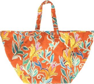 Allover Printed Reversible Tote Bag