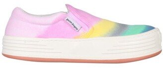 Rainbow Printed Slip-On Sneakers