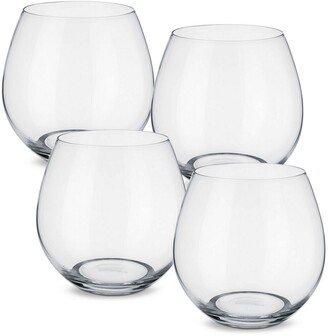 Entree Juice or Red Wine Stemless, Set of 4