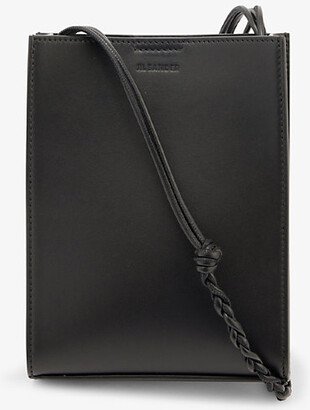 Black Tangle Leather Cross-body bag