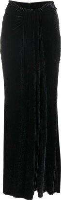 Slit-Detail Ankle-Length Skirt