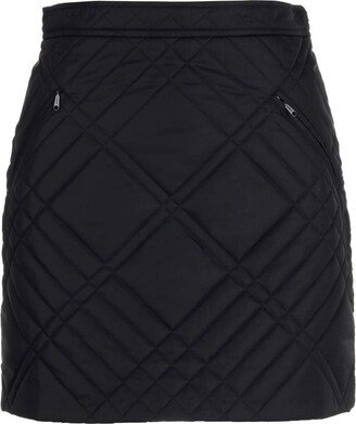 Quilted Mini Skirt-AA