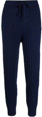 Cable-Knit Skinny Trousers