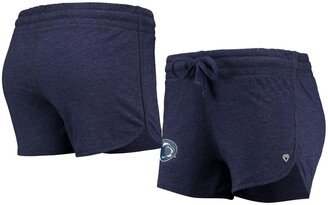 Women's Heathered Navy Penn State Nittany Lions Simone Lounge Shorts