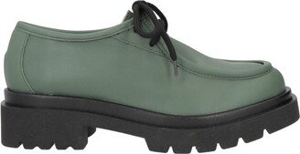 PAOLA FERRI Lace-up Shoes Military Green