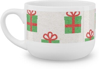 Mugs: Christmas Presents Latte Mug, White, 25Oz, Multicolor