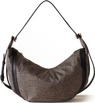 Medium Hobo Shoulder Bag In Nylon Op