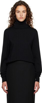 Black Davos Turtleneck