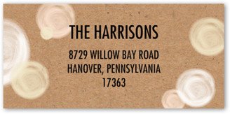 Address Labels: Eat Drink Rehearse Address Label, Beige, Address Label, Matte