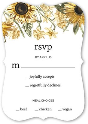 Rsvp Cards: Forever Sunny Wedding Response Card, Grey, Pearl Shimmer Cardstock, Bracket