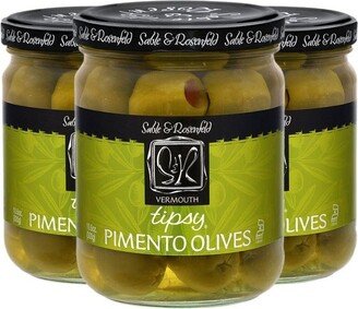 Sable & Rosenfeld Vermouth Tipsy Olives 10.6 oz (3 Pack)