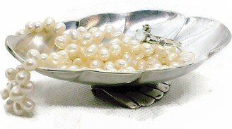 Classic Silver Plated Repurposed Serving Spoon Trinket Dish, Vintage Upcycled Flatware Bowl