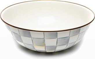 13 Sterling Check Enamel Everyday Bowl