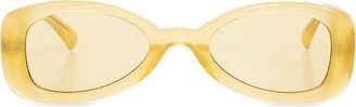 X Dries Van Noten Arthur Rounded Frame Sunglasses