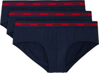 Three-Pack Navy Briefs