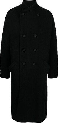 Chunky-Knit Wool Coat