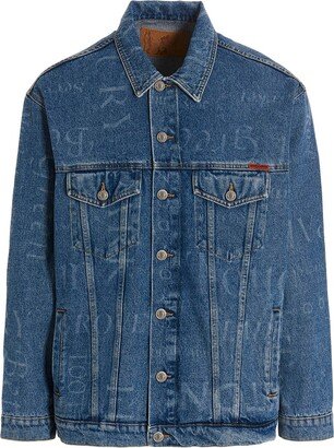 Oversize denim jacket-AF