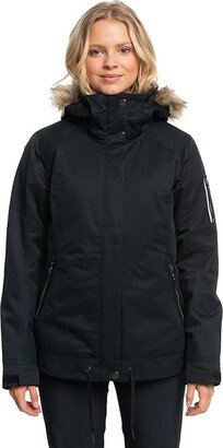 Meade Snow Jacket (True Black) Women's Clothing