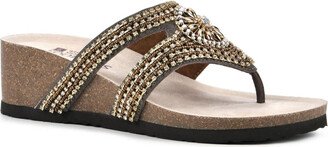 Busy Womens Dressy Slip On Thong Sandals