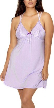 Plus Size Alicia Chemise Nightgown Lingerie, Online Only