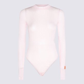 Light Pink Viscose Blend Bodysuit