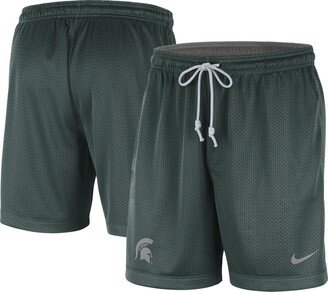 Men's Green, Gray Michigan State Spartans Reversible Performance Shorts - Green, Gray