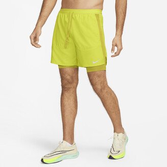 Men's Stride Dri-FIT 5 Hybrid Running Shorts in Green-AA