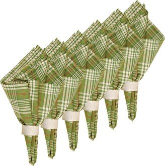 Holly Plaid Napkin, Set of 6