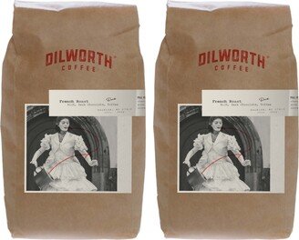 Dilworth Coffee Dark Roast Ground Coffee - French Roast, Pack of 2