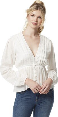 Women's Miranda Button Up Long Sleeve Blouse