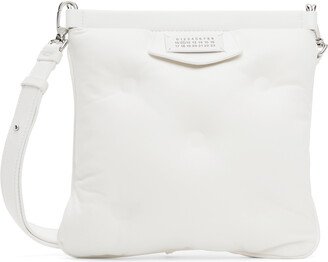 White Glam Slam Messenger Bag