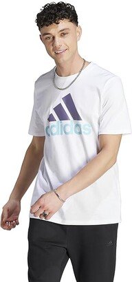 Essentials Single Jersey Big Logo T-Shirt (White 1) Men's Clothing