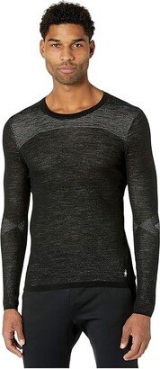 Intraknit Merino 200 Crew (Black/White) Men's Clothing