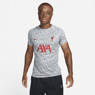 Liverpool 2023 Pre-Match Men's Dri-FIT Soccer Top in Grey