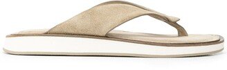 Parker suede thong sandals