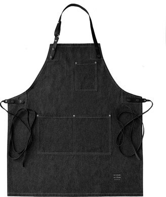 Risdon & Risdon Black Collection Denim & Leather Street Apron