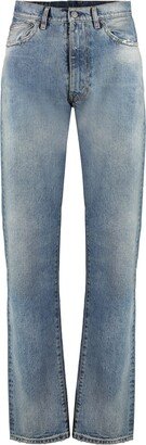 Destroyed Straight Leg Jeans