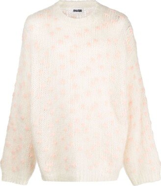 Polka Dot Embroidered Jumper