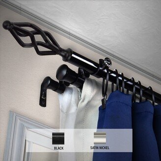 InStyleDesign Stretch Triple Curtain Rod 13/16 inch dia.