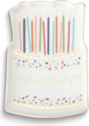 Curata Birthday Cake Ceramic Trinket Dish